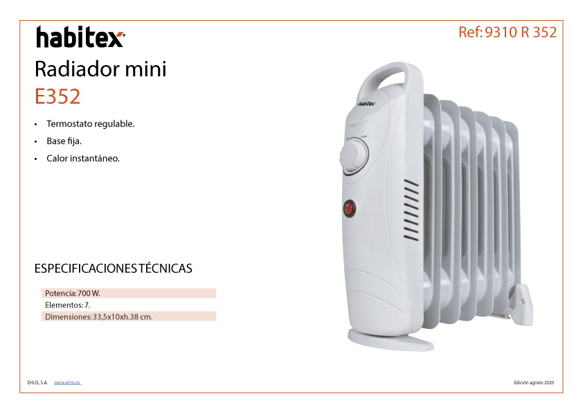 FICHA radiador mini